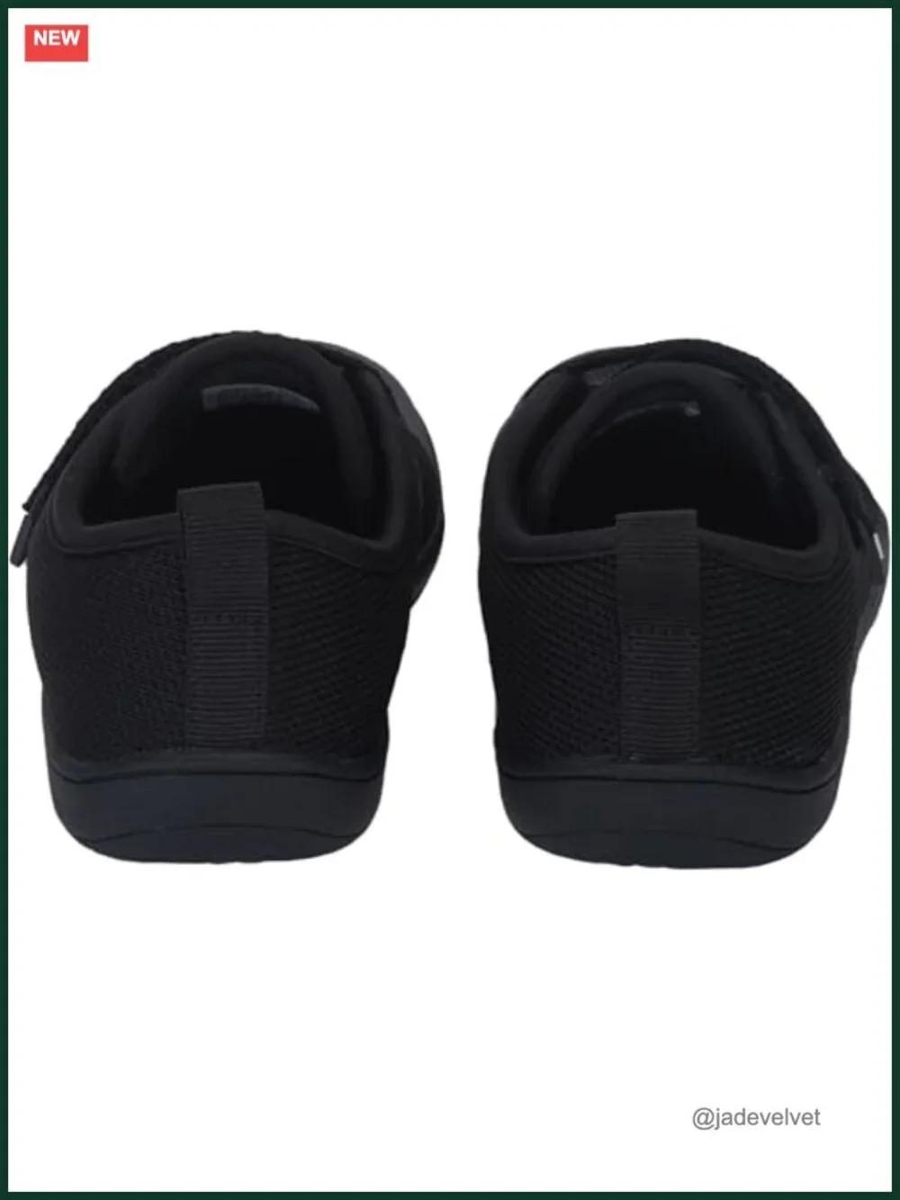Wide Toe Box Barefoot School Shoes with Hook & Loop Straps